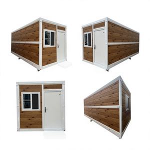 Maison préfabriquée portable et pliable en conteneur avec panneaux sandwich en acier pour bureaux et écoles - Product Image 1