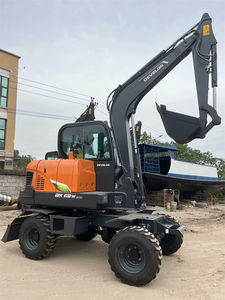 Doosan รถขุดล้อ DX60W Doosan มือสองรถขุดล้อขนาดเล็ก DX55W DX60 Doosan พร้อม DX60W DX60W DX60W - Product Image 4