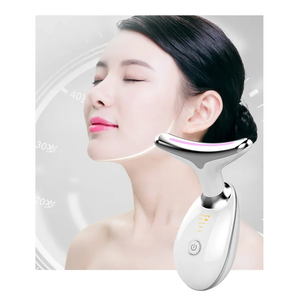 Face Neck Lifting Machine Beauty Device High Frequency Vibration Massager Reduce Double Chin Anti Aging <b>Wrinkle</b> <b>Removal</b> - Product Image 3