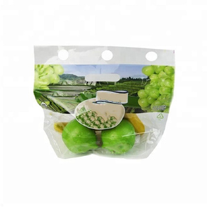 Wholesale Portable Anti Fog Zipper Keep Fresh Plastic Packing Bag For Fruits Apple Grape Banana Fruit <b>Vegetable</b> Packaging - Product Image 6