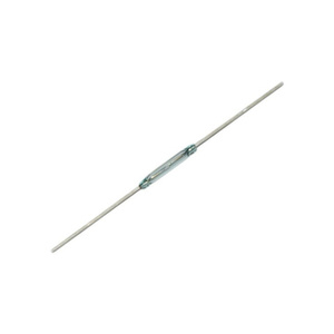 Interruptor de láminas de vidrio seco no magnético de 20 mm con cable doblado, sensor sellado para control electrónico - Product Image 2