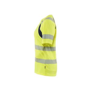 BLAKLADER-Camiseta de alta visibilidad para mujer de 350325373389S Amarillo/Azul marino-EAN 7330509894453 ROPA DE TRABAJO DE LA HI-VIS - Product Image 5