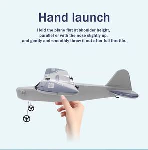 Aereo ad ala fissa modello 100m telecomando 8min Play elicottero 2.4g carino lancio terra decollo aereo giocattolo aliante per bambini - Product Image 4