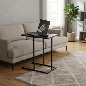C Shaped <b>Side</b> <b>Table</b> <b>Sofa</b> <b>Side</b> <b>Table</b> Couch Laptop <b>Table</b> C <b>Table</b> For Couch Metal End <b>Table</b> Coffee <b>Side</b> <b>Table</b> Small Accent <b>Table</b> - Product Image 6