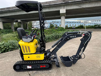 Mini-excavatrice chenillée chinoise Chuangxin 2026 CX12-6 de 1,2 tonne avec moteur EPA Euro 5, livraison gratuite