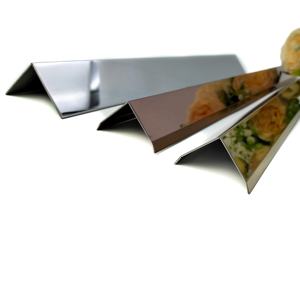 Coin d'habillage de carreaux profilés en L en <span class=keywords><strong>acier</strong></span> inoxydable 304 pour couvertures d'angle de mur vente en gros - Product Image 1