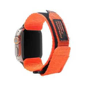 Bracelet sport en nylon Lionorm pour <span class=keywords><strong>Apple</strong></span> <span class=keywords><strong>Watch</strong></span> Series 10 9 8 SE Ultra, sangle en tissu à boucle et crochet réglable pour IWatch 46 mm 45 mm - Product Image 4