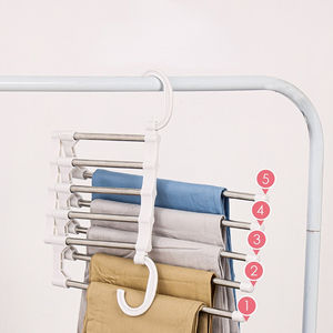 Perchero Multifuncional Plegable para Pantalones, Organizador de Ropa, Ahorra Espacio en Armarios de Dormitorio, Venta al Por Mayor - Product Image 4
