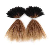 Meches Cheveux Humains En Gros Luxe Cheveux Humains Ombre Couleur 4C Texture Sans Perte Premium Afro Kinky Bulk Cheveux Humains pour le Tressage