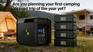 Portable Power Station 1000W/2000W Solar <b>Generator</b>, <b>for</b> Outdoor <b>Camping</b>, RV, Home Emergency, Off-Grid Living - Product Image 3