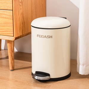 Feidash - Cubo de Basura de Acero Inoxidable con Pedal, 12 L, para Cocina, Sala de Estar, Dormitorio - Product Image 1