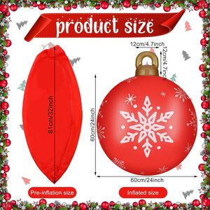 VANTUR Nouveauté en stock Ballons gonflables de Noël en PVC pour décoration extérieure et de fête, accessoires suspendus, vente en gros - Product Image 2