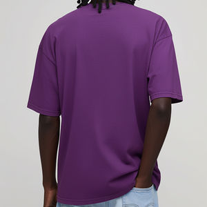 T-shirt homme personnalisé avec logo imprimé en sérigraphie, haute qualité, 100% coton lourd (210g), écologique, logo personnalisé - Product Image 2