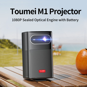 मिनी dlp प्रोजेक्टर एम 1 1080p बिल्ट-इन 15000 माया बैटरी 3 डी सिनेमा टोड ऑटो फोकस 5 जी वाई-फाई एंड्रॉइड 9 250 एनीसी हाइफी स्टीरियो आउटडोर - Product Image 5