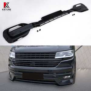 KIETUNE Copertura Fendinebbia Griglia Paraurti Anteriore Nera per VW Transporter T6.1 <span class=keywords><strong>2019</strong></span>+ Kit Carrozzeria Alta Qualità Installazione a Vite - Product Image 1
