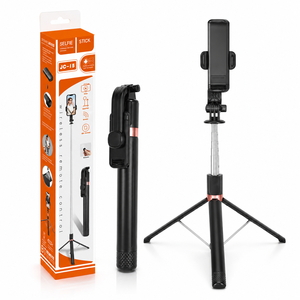Trípode Selfie Stick JC-15 de Largo Alcance 1700mm, Soporte de Acero Inoxidable para Fotos de Grupo y Selfies en el Suelo - Product Image 2