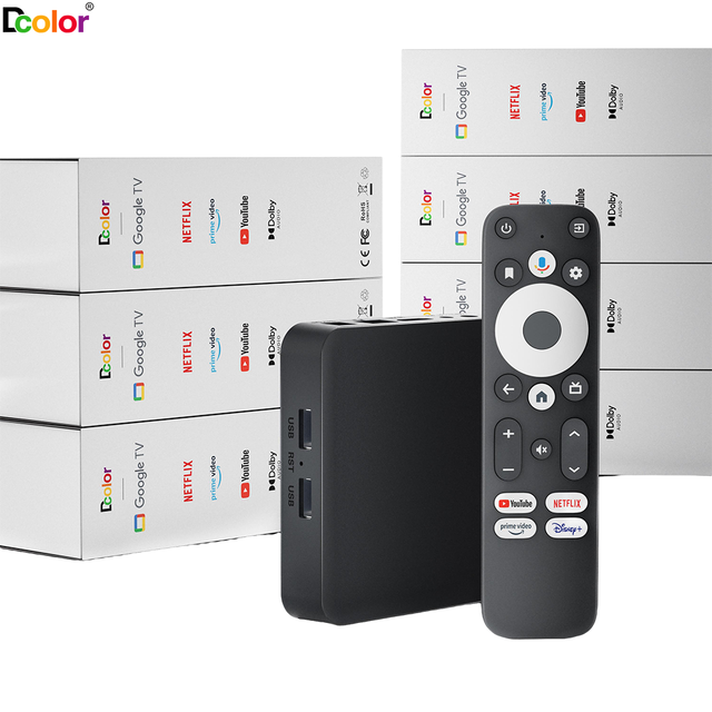 High Quality Smart Android 12 2GB 32GB Amlogic S905Y4 WiFi 4K Customised Services Experiences Google Certified GD2 TV Box