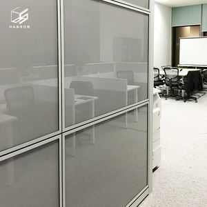 Cadre en aluminium bon marché <span class=keywords><strong>cloison</strong></span> de verre fixe intérieur en bois verre pleine hauteur <span class=keywords><strong>cloison</strong></span> de séparation de <span class=keywords><strong>bureau</strong></span> - Product Image 6