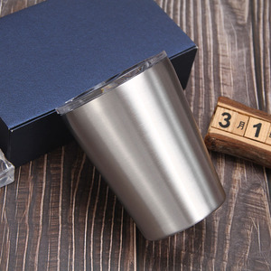 Customizable <b>Double</b> Stainless Steel Insulated Cup Coffee Cup with Cup Cover - Product Image 4