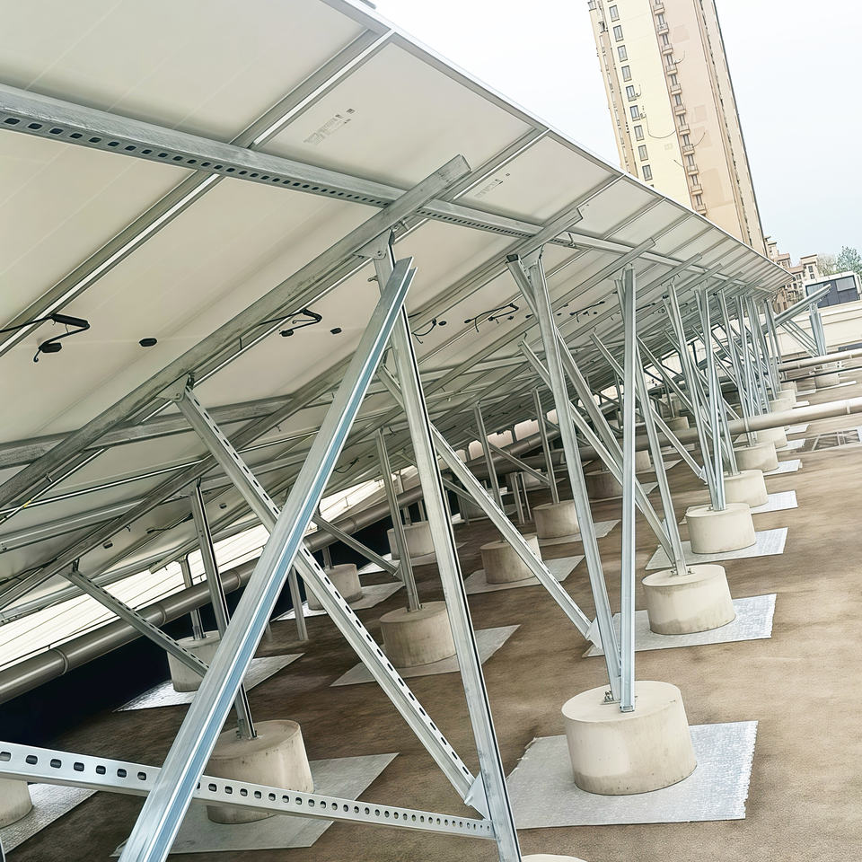 Solar Panel Ground Mounting System, Adjustable Solar Rack, Pile Ramming ...