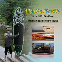 FUNWATER Dropshipping OEM 11 'sup Paddle Board Vente en gros Stand up Paddleboard Sub Surf Surfboard Pedal Board Accessoires de surf