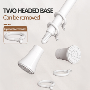 Tringles à rideaux réglables et extensibles en métal robuste 0,75M-<span class=keywords><strong>4M</strong></span>, installation facile pour la maison, le bureau, l'hôtel, le commerce électronique, la vente en gros - Product Image 3