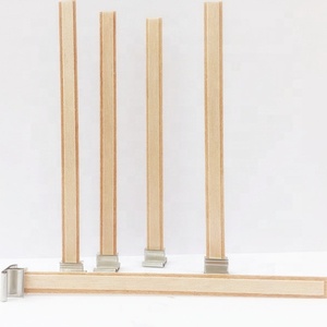 Mèches doubles en bois faites à la main et base en métal, tailles personnalisées, prix direct usine - Product Image 4