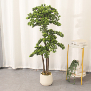 Árbol Bonsái Artificial de Pino Simulado para Decoración de Interiores de Centros Comerciales y Hoteles, Decoración de Paisajes de Pino Artificial - Product Image 5