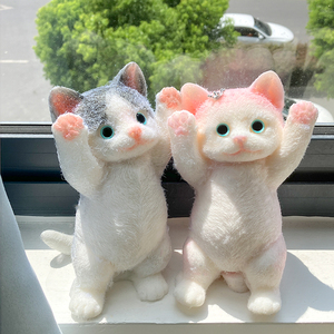 TPR Handmade Soft Mochi <b>Squishy</b> <b>Cat</b> Squeeze Toys New Design Jumbo Fluffy Stretch Fidget Stress Relief Toys <b>Cat</b> Anti Stress Toys - Product Image 1