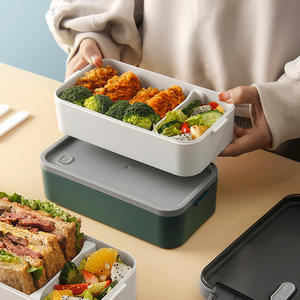 Lonchera Hermética de Alta Calidad, Desmontable, Multifuncional, Mantiene la Comida Caliente, Portátil, Tipo Bento, Venta al Por Mayor de Fábrica, Nuevo Producto - Product Image 2