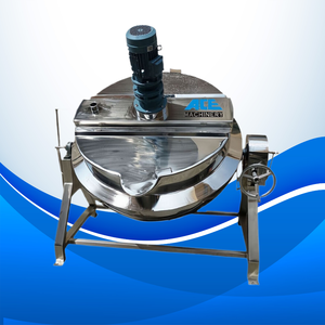 Hervidor de agua de acero inoxidable de grado alimenticio con calefacción de gas natural - Product Image 2