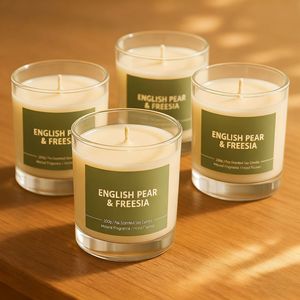 Nến thơm sáp đậu nành, ly thủy tinh sang trọng, <span class=keywords><strong>logo</strong></span> tùy chỉnh miễn phí, quà tặng ngày lễ tình nhân - Product Image 4