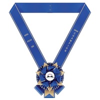 Rubans de récompense personnalisés avec logo, rubans à boucle de suspension, écharpes en satin et badges pour événements