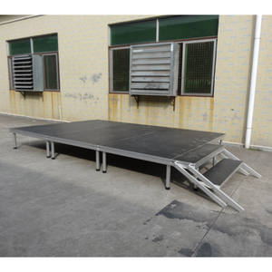 Escenario Portátil de Aluminio Fácil de Montar con Superficie Antideslizante, Certificado como Seguro para Eventos y Actuaciones al Aire Libre - Product Image 6