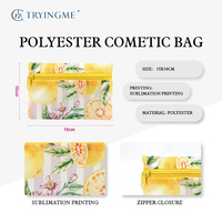 Dompet Unisex Poliester Premium dengan Penutup Ritsleting Tas Kartu Fashion Portabel Merek CHARMING