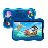 Tablet Hiburan Android 7 inci MTK 1.66GHz Eksklusif Lintas Batas Q8 Astronaut dengan Casing Silikon Anti Jatuh, Perangkat Pembelajaran