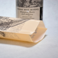 Mat Pvc Krimplabel Voor Flessen Krimpfolie Verpakking Op Maat Pvc-Film Plastic Krimpkous Voor Wijndrank