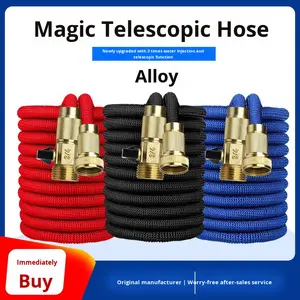 معيار الولايات المتحدة <span class=keywords><strong>3x</strong></span> تلسكوبي سحري مع معدن دائم وناعم TPE سبيكة أنبوب داخلي بكرة للحدائق - Product Image 6