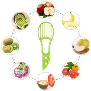Kitchen Multifunctional Avocado Slicer Peeler Cut Fruit Pit Spoon Kitchen Tool