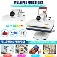 Freesub Nouvelles Arrivées Machine de Presse à Chaud par Sublimation 5 en 1 pour T-shirts et Tasses