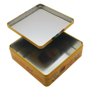 Boîte en fer blanc carrée Pulpy Molcar 180mm x 180mm x 65mm pour stockage alimentaire - Product Image 5