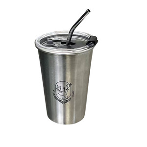 แก้วน้ำสแตนเลสเก็บอุณหภูมิ 12-24 ชั่วโมง พร้อมหลอด สำหรับเดินทางและใช้ในชีวิตประจำวัน - Product Image 5