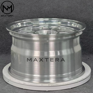 Jantes en alliage Maxtera forgées sur mesure, lèvres polies, face brossée, style <span class=keywords><strong>LM</strong></span> pour BMW, Porsche, Audi, AMG, 370Z, <span class=keywords><strong>GT</strong></span>-<span class=keywords><strong>R</strong></span>, Mustang, Corvette - Product Image 4