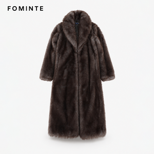 <span class=keywords><strong>Cappotto</strong></span> Lungo Invernale da <span class=keywords><strong>Uomo</strong></span> in Ecopelliccia, Vestibilità Ampia, Soprabito Trendy, Abbigliamento alla Moda, Giacca Casual Calda e Lussuosa - Product Image 3
