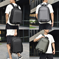 Sac à dos pour ordinateur portable résistant à l'eau, en tissu Oxford haute densité, grande capacité, léger, pour les voyages d'affaires, les activités de plein air, les étudiants et l'école