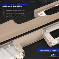 Kit de réparation de l'accoudoir côté conducteur gauche 25780123, poignée de déverrouillage du panneau de porte pour Chevy Silverado Suburban Tahoe Avalanche 2007-2009