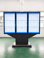Pantalla Digital LCD para Exteriores de Alta Resolución de 32/43/49/55/65 Pulgadas, Resistente al Agua IP66, con Menú Digital, Táctil Capacitiva de 10 Puntos, 2500cd/m