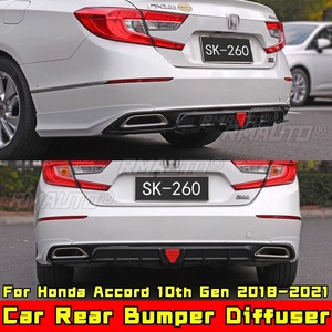 ชุดแต่งกันชนหลัง Honda Accord รุ่นที่ 10 ปี 2018-2021 ลายคาร์บอนไฟเบอร์ รุ่น SK-260  ชุดป้องกันกันชน  อุปกรณ์ตกแต่งรถยนต์ - Product Image 1