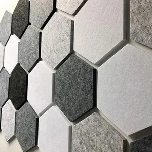 decor pet polyest fiber felt soundproof wall panels acoustic panel soundproofing for studio