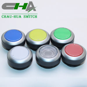 चा c501 पुश बटन स्विच का विकल्प राफिक्स 22 fs +-पुशबटन प्रबुद्ध क्षणिक धातु फ्रंट रिंग स्विच - Product Image 5